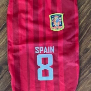 NWT Cute Puppy Outfit -Spain Jersey